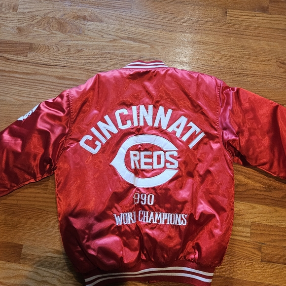 Cincinnati Reds Satin Jacket - Picture 2 of 6